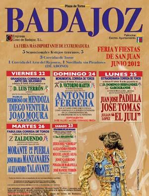 ENTRADAS JOSE TOMAS REAPARICION EN BADAJOZ 25 DE JUNIO