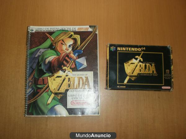 juego de zelda y libro de pistas oficial