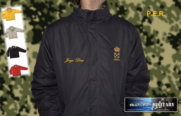 Parka náutica  marine military  p.e.r.  personalizada