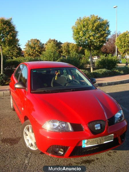 VENDO SEAT IBIZA 1.9TDI 105C STYLANCE 5P  AÑO 2008 83.000KM COLOR ROJO RECIEN PINTADO