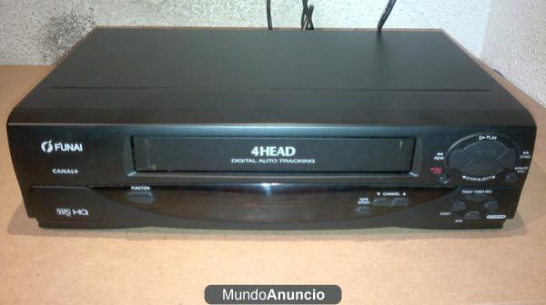 Vídeo VHS FUNAI modelo A40-400 especial canal+
