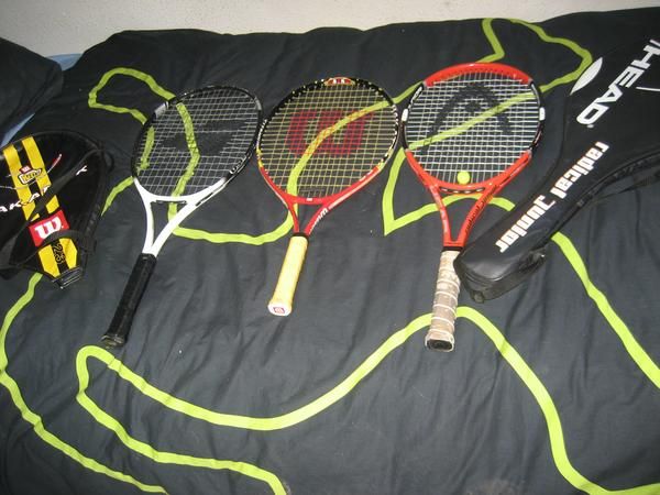 Vendo tres raquetas en perfecto estado