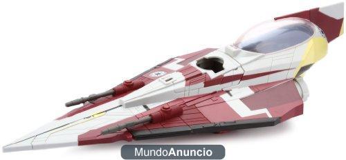 Hasbro Star Wars Naves Obi-Wan Starfighter - Nave espacial de juguete de La Guerra de las Galaxias