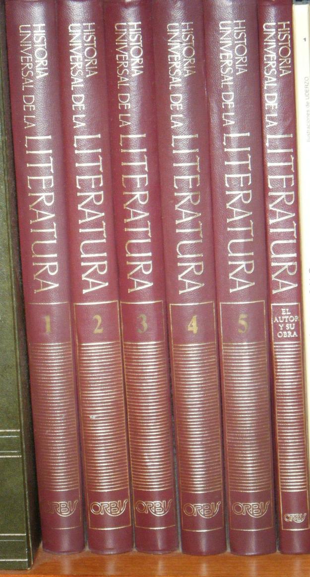Historia universal de la literatura (100 títulos más seis volúmenes)