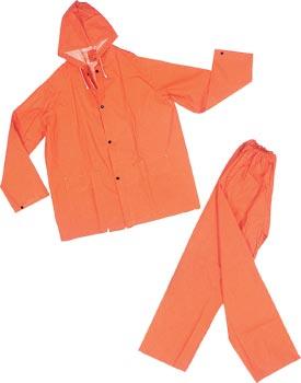 Traje de agua naranja de PVC/Poliéster, Planas