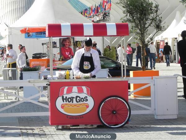 Carritos de Hot Dogs para eventos