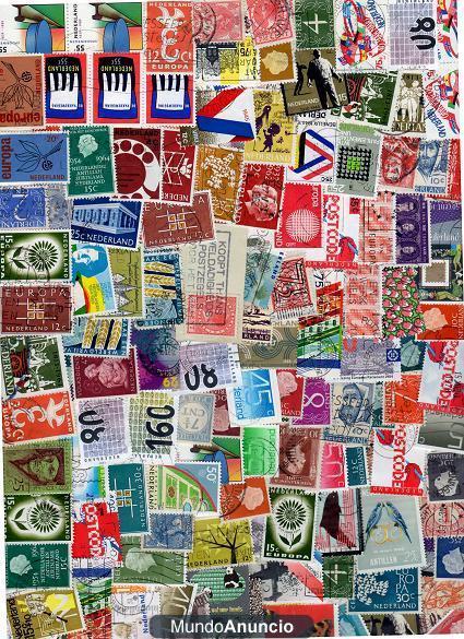 LOTE DE 1000 SELLOS DE HOLANDA