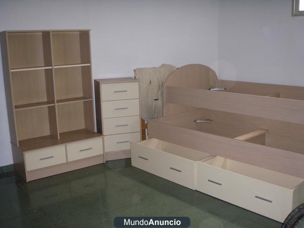 Vendo dormitorio cama nido nuevo