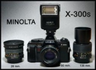 Camara Minolta x 300 s y objetivos fijos originales - mejor precio | unprecio.es