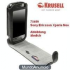 Krusell Orbit Flex - Funda de cuero para Sony Ericsson Xperia Neo, color negro y gris - mejor precio | unprecio.es