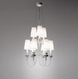 Metalarte Josephine queen 9.6 porcelana blanca - iLamparas.com