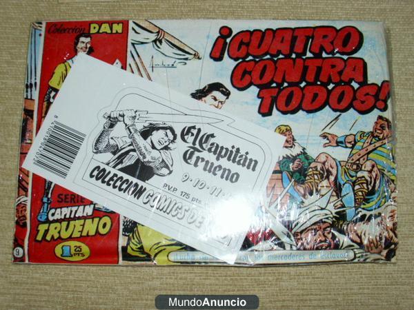 Vendo TEBEOS Capitan Trueno Precintados en su plastico original. Intactos, como recien sacados de la imprenta.