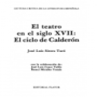 El teatro en el siglo XVII: El ciclo de Calderón. --- Playor, Colección Lectura Crítica de la Literatura Española nº10, - mejor precio | unprecio.es