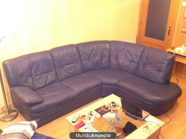 SOFA RINCONERA PIEL 5 PLAZAS