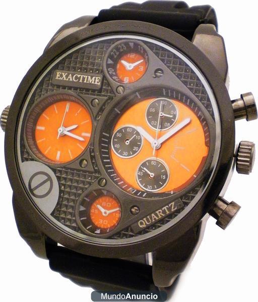 Reloj original EXACTIME*PANAMERA WORLD TOUR*ORANGE