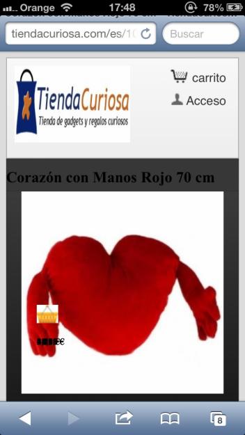 Corazon de peluche