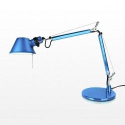 Artemide Tolomeo Micro Sobremesa con base - Turquesa anodizado - iLamparas.com