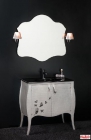 Maderó-mueble Lucrecia 80 cm 2 ptas serigrafiadas efecto plata - mejor precio | unprecio.es