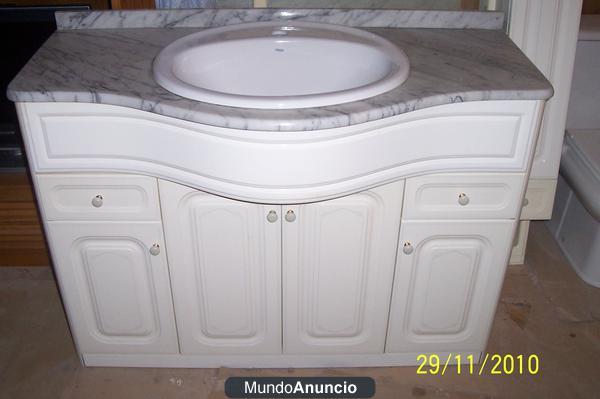 !! OCASION ¡¡ PACK COMPLETO DE MUEBLE DE BAÑO CON LAVABO,ESPEJO Y GRIFO