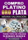 COMPRO PLATA ,PLATINO, ORO EN VALENCIA. - mejor precio | unprecio.es