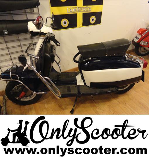 Lambretta Jet 200cc con defensas cromadas incluidas. Funcionando correctamente