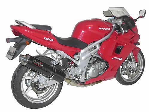 REF. 52482 ESCAPE DEVIL TROPHY CARBONO HYOSUNG 650 2005