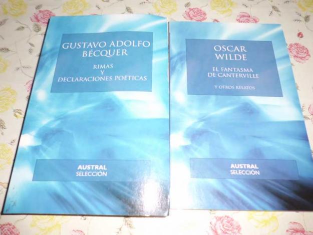 2 LIBROS 1 DE RIMAS Y OTRO DE DECLARACIONES POETICAS