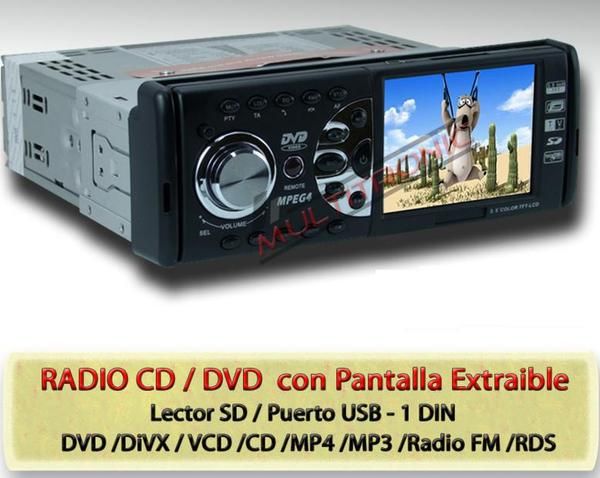 RADIO DVD-TV de 3,5 Pulgadas