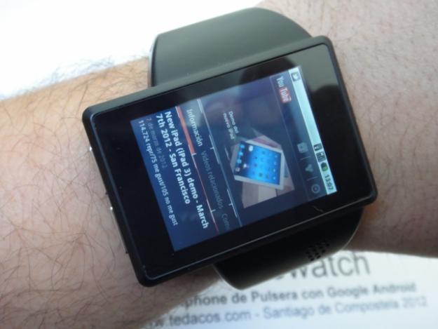 Reloj Móvil Smartphone Google Android de Pulsera Androwatch