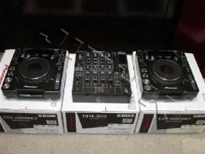 2X Pioneer cdj 1000 Mk3  1Djm 800 Mixer Package