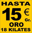 JOYERÍA COMPRO TODO ORO - PAGO AL CONTADO HASTA 15 EUROS GRAMO JOYAS ORO DE 18 KILATES. - mejor precio | unprecio.es