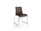 Liquidación 3 últimas unidades silla de diseño ecopiel chocolate - mejor precio | unprecio.es