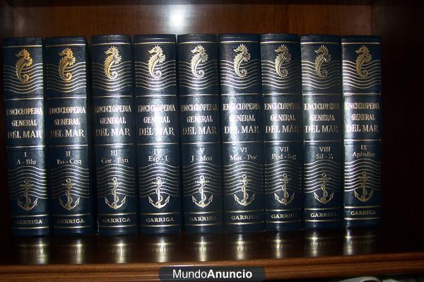 ENCICLOPEDIA GENERAL DEL MAR 9 V. (puedo enviar)