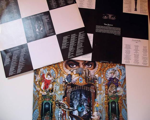 Doble disco vinilo LP Dangerous Michael Jackson + Funda