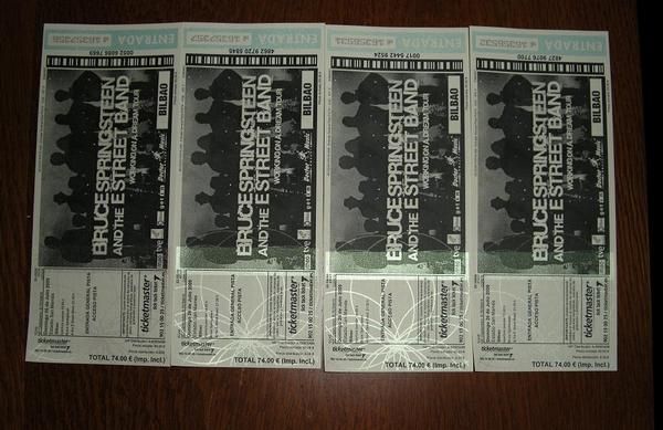 4 ENTRADAS BRUCE BILBAO