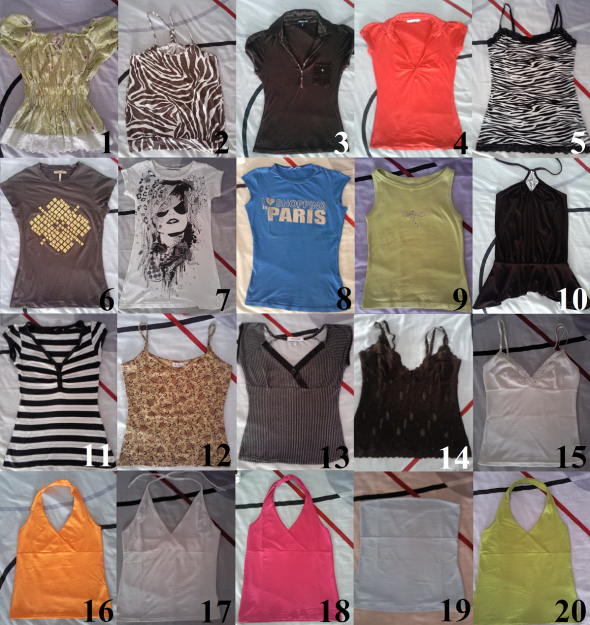 CAMISETAS de muchas FORMAS y COLORES a 5 euros