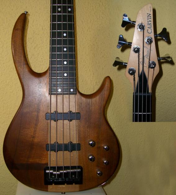 CARVIN, BB75 BUNNY BRUNEL 5-STRING BASS