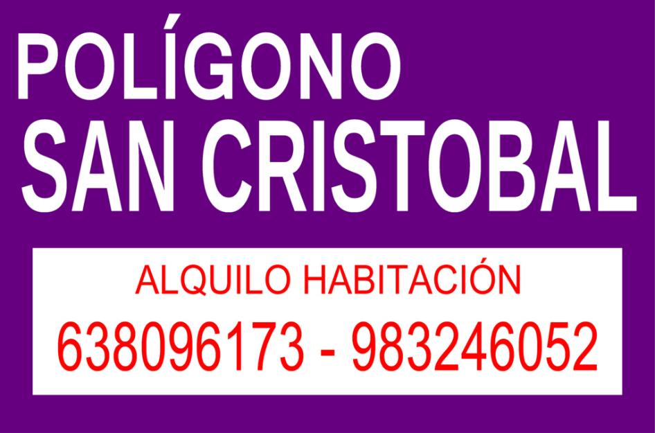 Polígono San Cristobal Habitación en alquiler