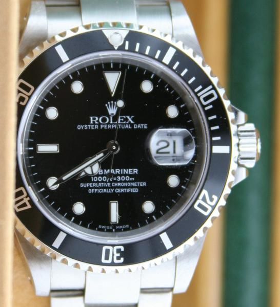 ROLEX SUBMARINER ACERO REF:16610 