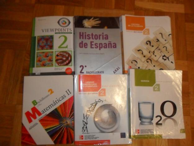 VENDO libros de texto 2º baCh