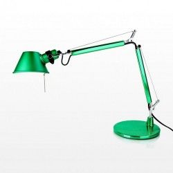 Artemide Tolomeo Micro Sobremesa con base - Verde anodizado - iLamparas.com