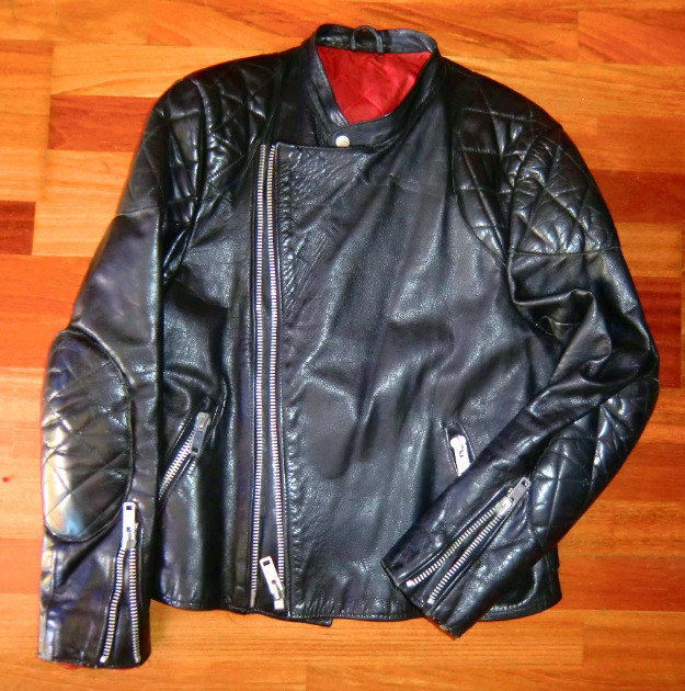 Chaqueta motorista de cuero