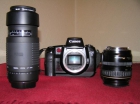 vendo camara semipro analogica canon eos 5,un obje canon 28-105 usm,un sigma 75300 apo - mejor precio | unprecio.es