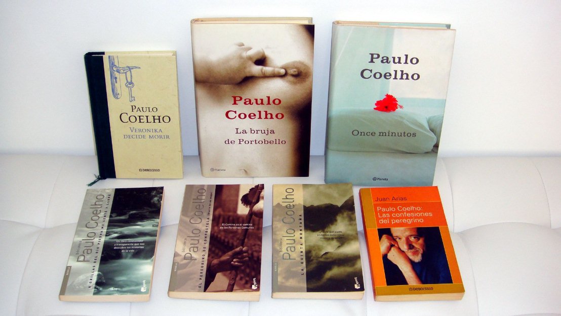 Paulo Cohelo lote de 7 libros