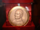 Original Vaticano Pablo VI Gran Medalla de bronce dorado 24kt. - mejor precio | unprecio.es