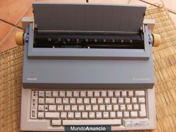 MÁQUINA DE ESCRIBIR ELÉCTRICA OLIVETTI ET PERSONAL 55