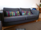 VENDO SOFA 3 PLAZAS 176x81 GRIS OSCURO 150 e - mejor precio | unprecio.es