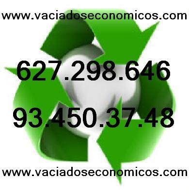 Vaciar pisos 93.450.37.48 retirar muebles limpieza integrales servicio pintura 627.298.646