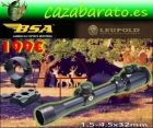 VISOR DE CAZA BSA 1.5 - 4.5 X 32MM RETICULA ILUMINADA Y MONTURAS LEUPOLD - mejor precio | unprecio.es