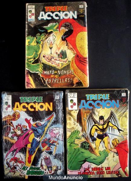 Triple acción - Vértice - Volumen 1. Completa 1 al 23